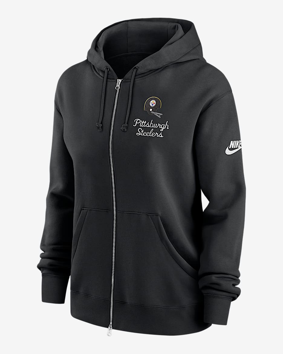 Pittsburgh Steelers Phoenix Rewind Women's Nike NFL Full-Zip